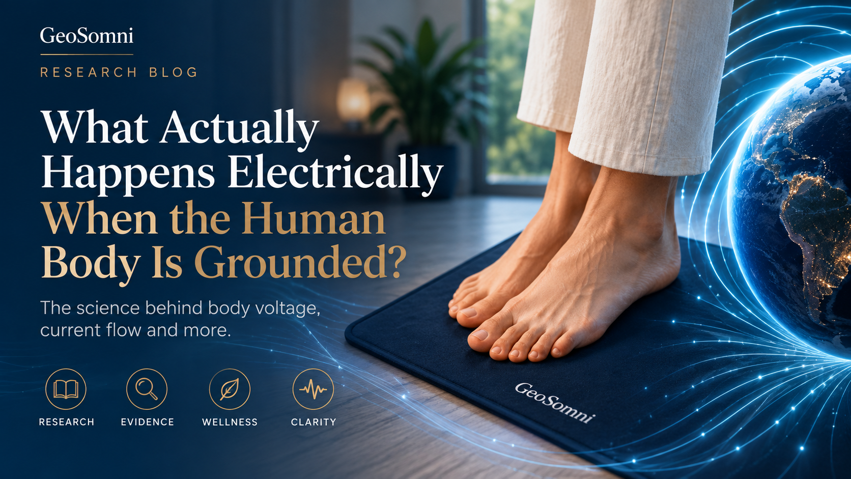 Electrical impacts of grounding on the human body_research_Grounding mat for feet